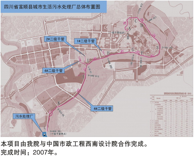 四川省富顺县城市生活污水处理厂工程设计（国债项目）