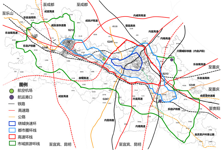 自贡市综合交通枢纽规划