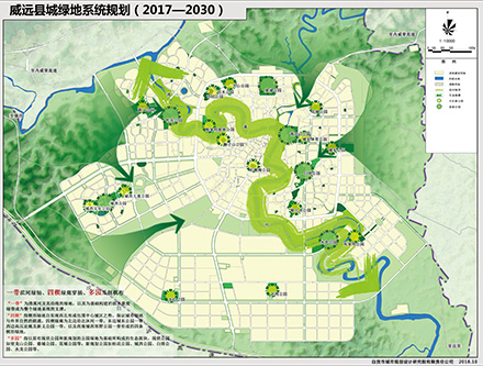 威远县城绿地系统规划