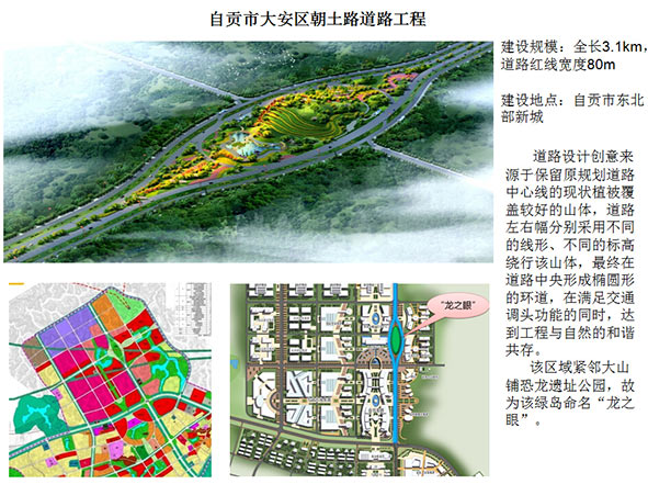 自贡市大安区朝土路道路工程